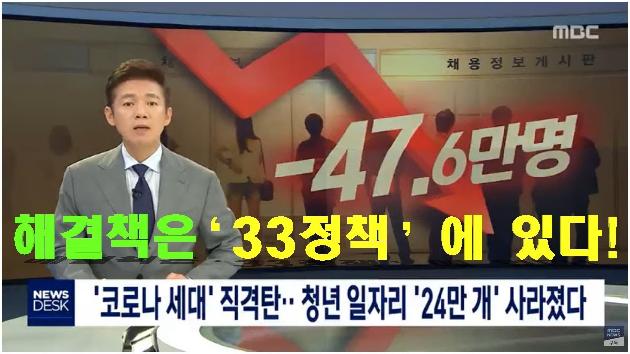 [허경영33정책!] 일자리 위기 해결책은 '33정책'이다!