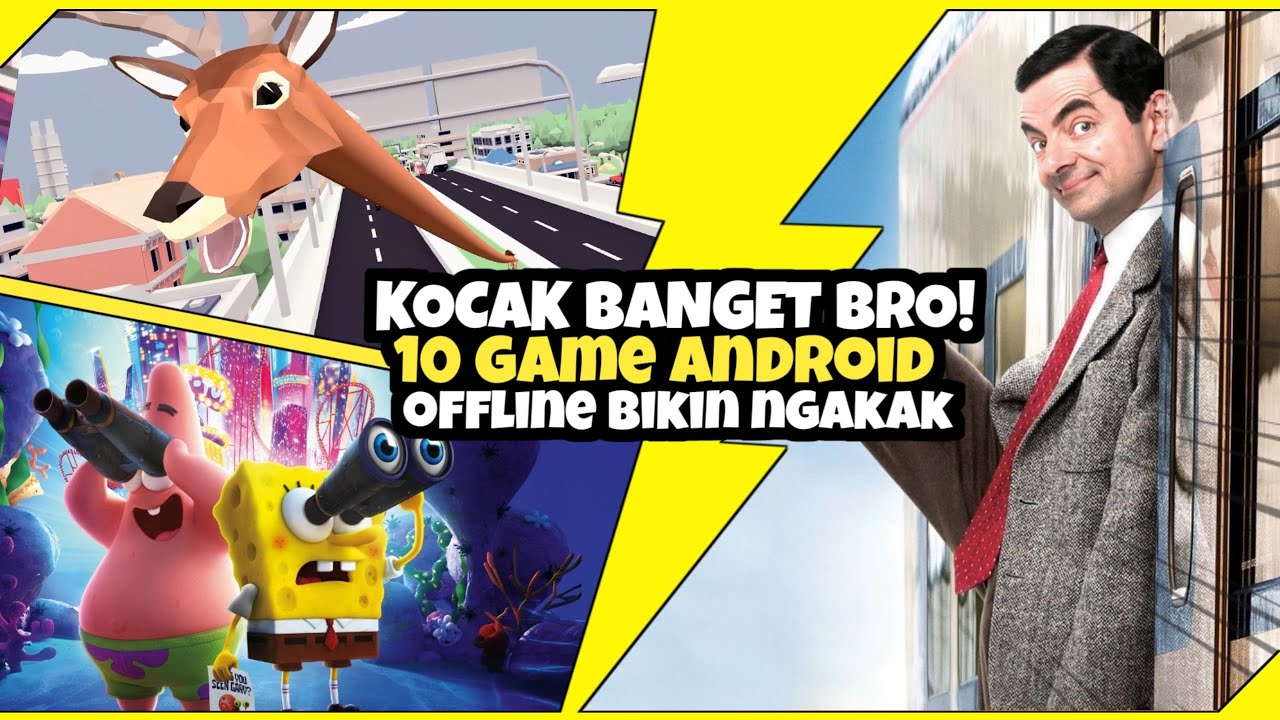 Hati-Hati! Game Ini KOCAK BANGET 😂🎮 - 10 rekomendasi game offline android lucu