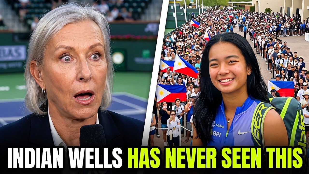Martina Navratilova In SHOCK As Fans Line Up 6 HOURS Before Alex Eala's Match