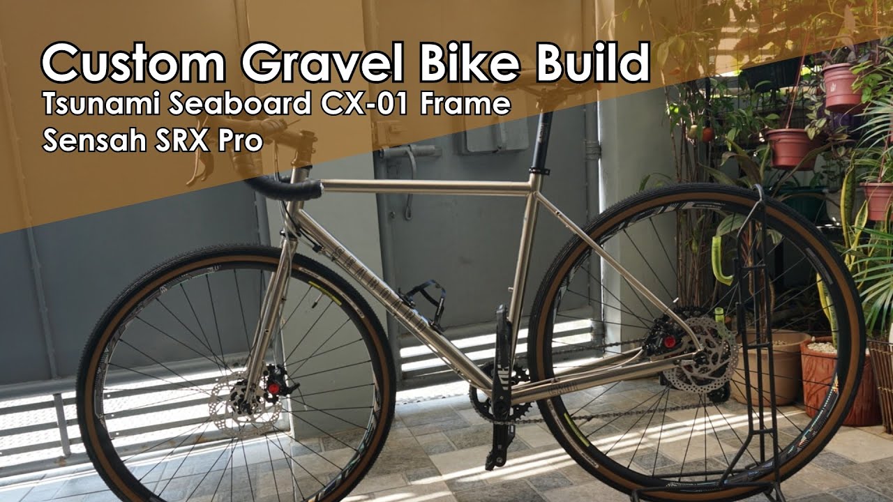 Custom Gravel Bike Build (40,000php) Tsunami Seaboard CX-01 Frame with Sensah SRX Pro