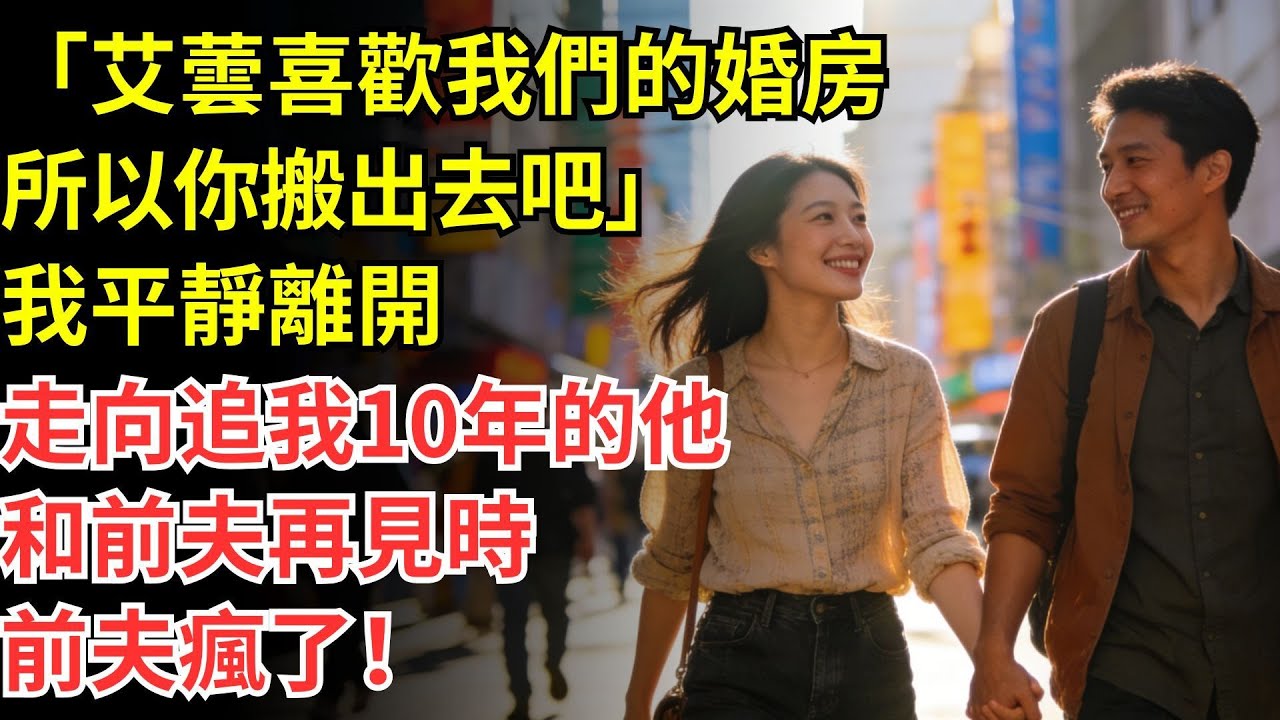 “艾芸喜歡我們的婚房，所以你搬出去吧”我平靜離開，走向追我10年的他，和前夫再見時他瘋了！#情感#婆媳#家庭#智慧
