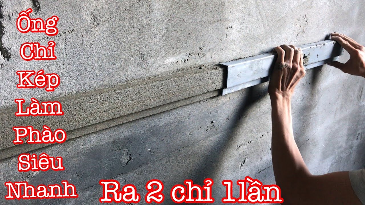 Ra mắt ống rút chỉ kép, chỉ đôi làm phào chỉ siêu nhanh | hướng dẫn rút ống phào chỉ chi tiết
