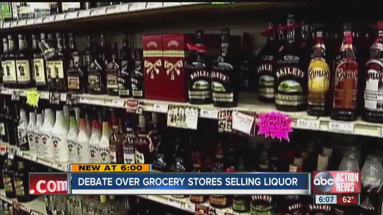 Debate over grocery stores selling liquor