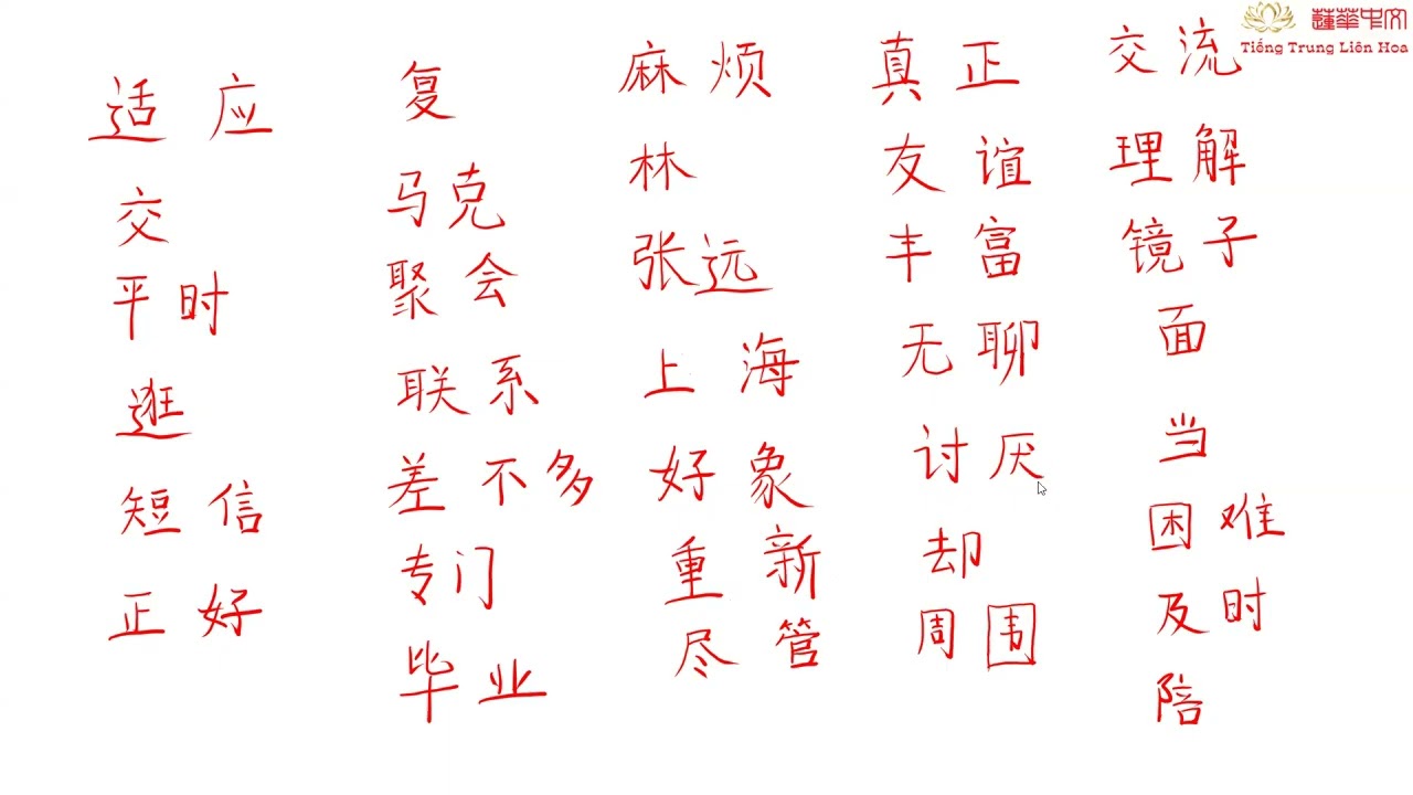 Hsk4- Lesson 3 P1- 课文1，语法1