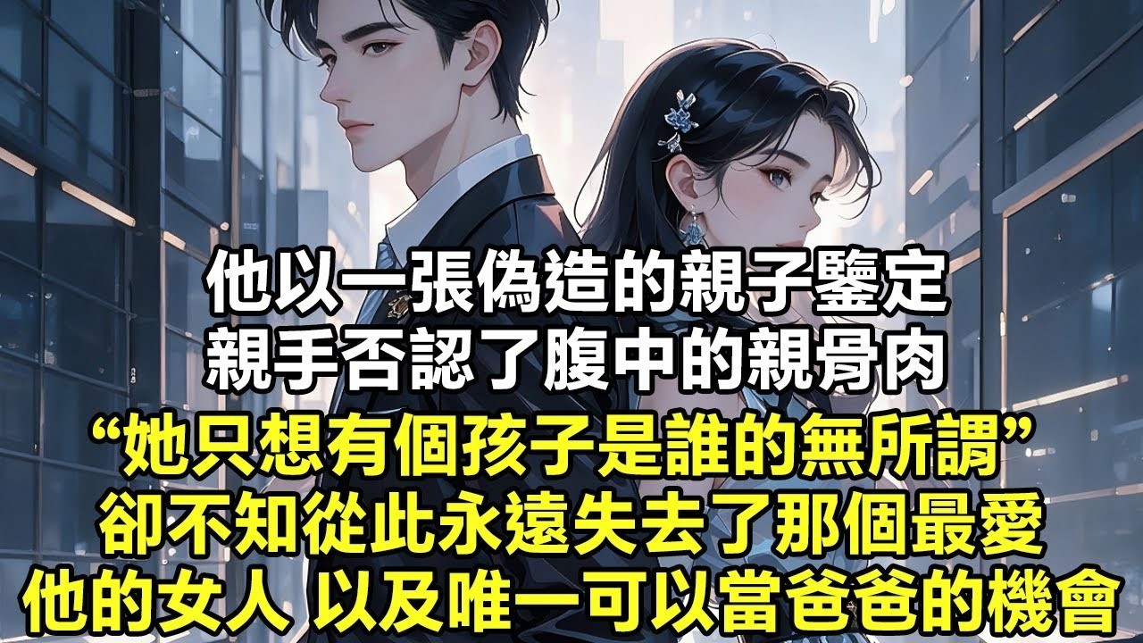 他以一張偽造的親子鑒定 親手否認了腹中的親骨肉 “她只想有個孩子是誰的無所謂” 卻不知從此永遠失去了那個最愛他的女人 以及唯一可以當爸爸的機會【追妻】【現代言情】【婚姻】