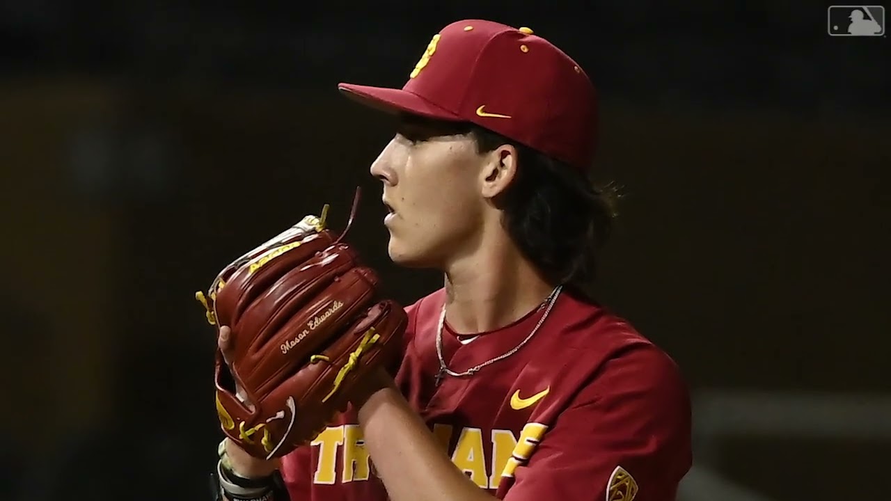 Предварительный обзор драфта MLB 2026 года: Мейсон Эдвардс, леворукий питчер, Южная Калифорния.