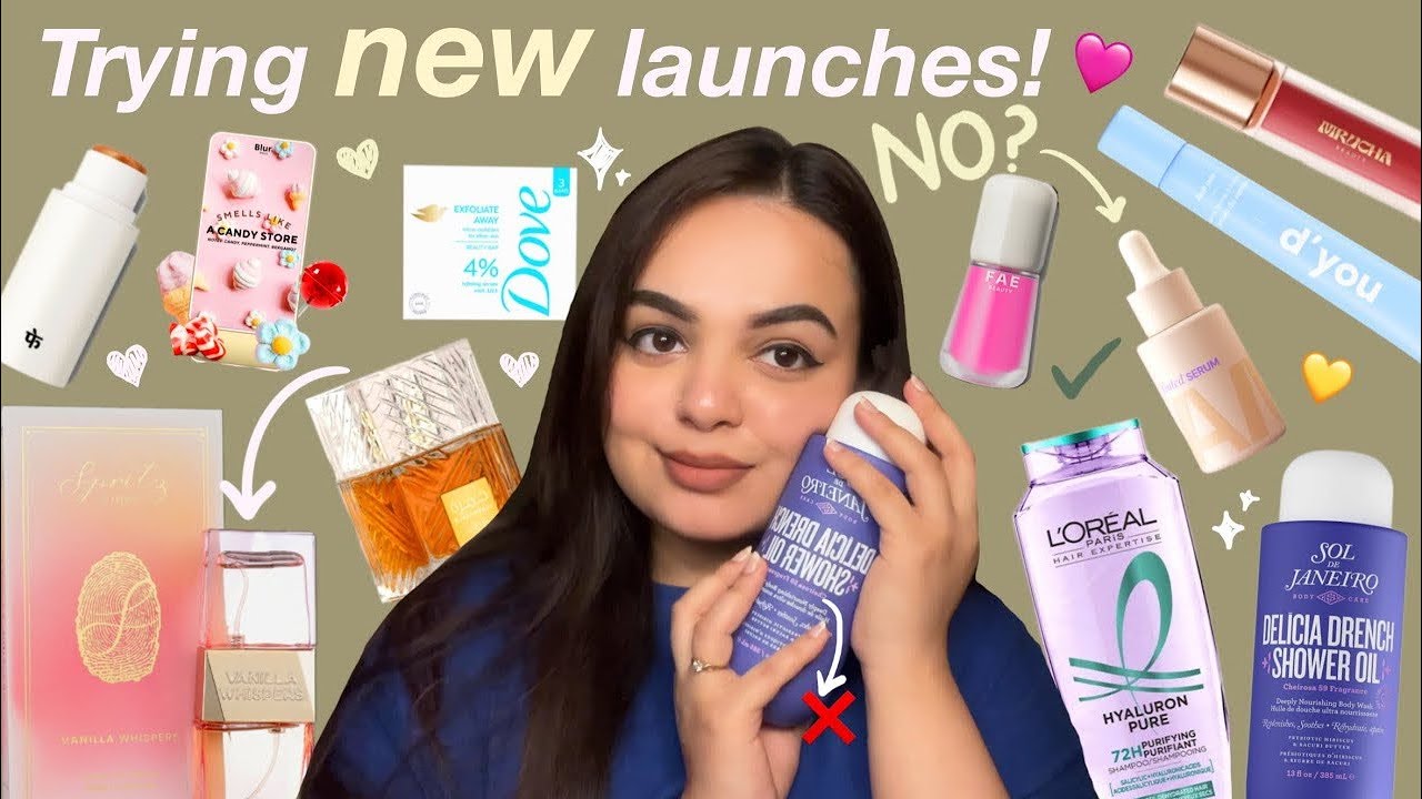 Are these new launches worth it? 💸💗 Blur India Solid Perfume, Spritz Typsy, L’Oreal shampoo, D’you 💦