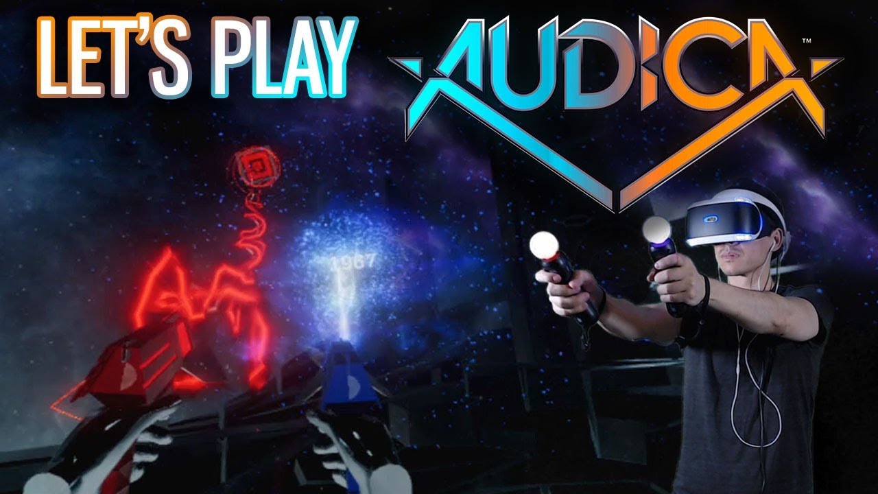 RB4 Pro Drummer plays rhythm-shooter Audica for the first time - PSVR