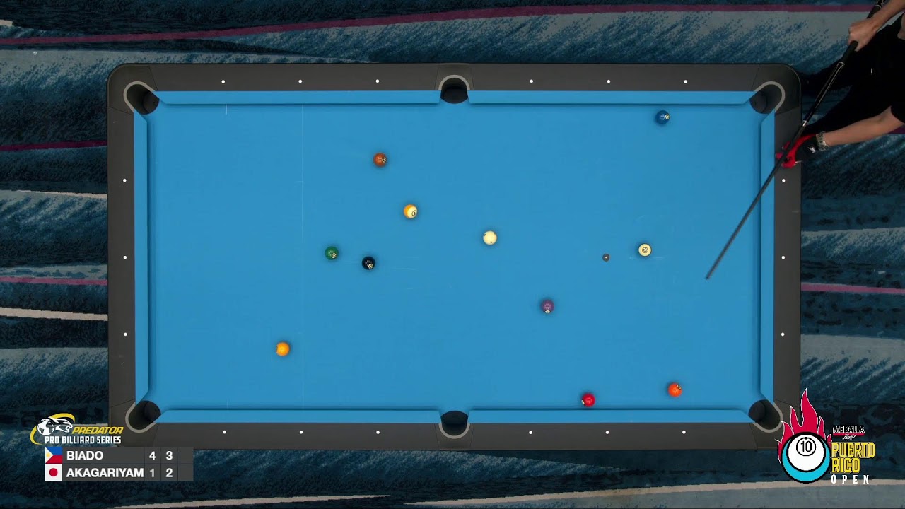 Carlo BIADO vs Yukio AKAGARIYAMA  ▸ 2022 Medalla Light Puerto Rico Open ▸ Pro Billiard Series