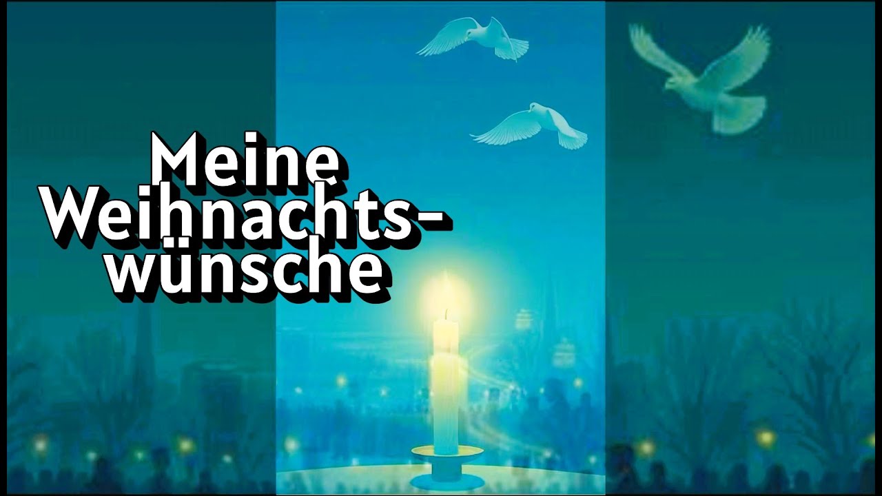 Meine Weihnachtswünsche Frieden und Freiheit