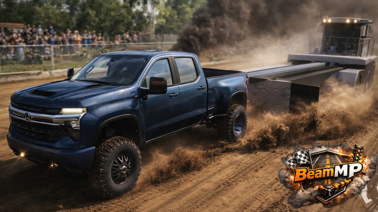 1500HP DIESEL SLED PULLING! (TRUCK CHALLENGE) - BEAMMP