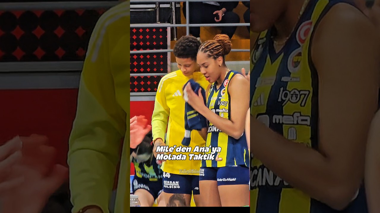Mile'den Ana'ya Tam Destek💪🏼 #goldensisters #volleyball #fenerbahçe #melissavargas #anacristina