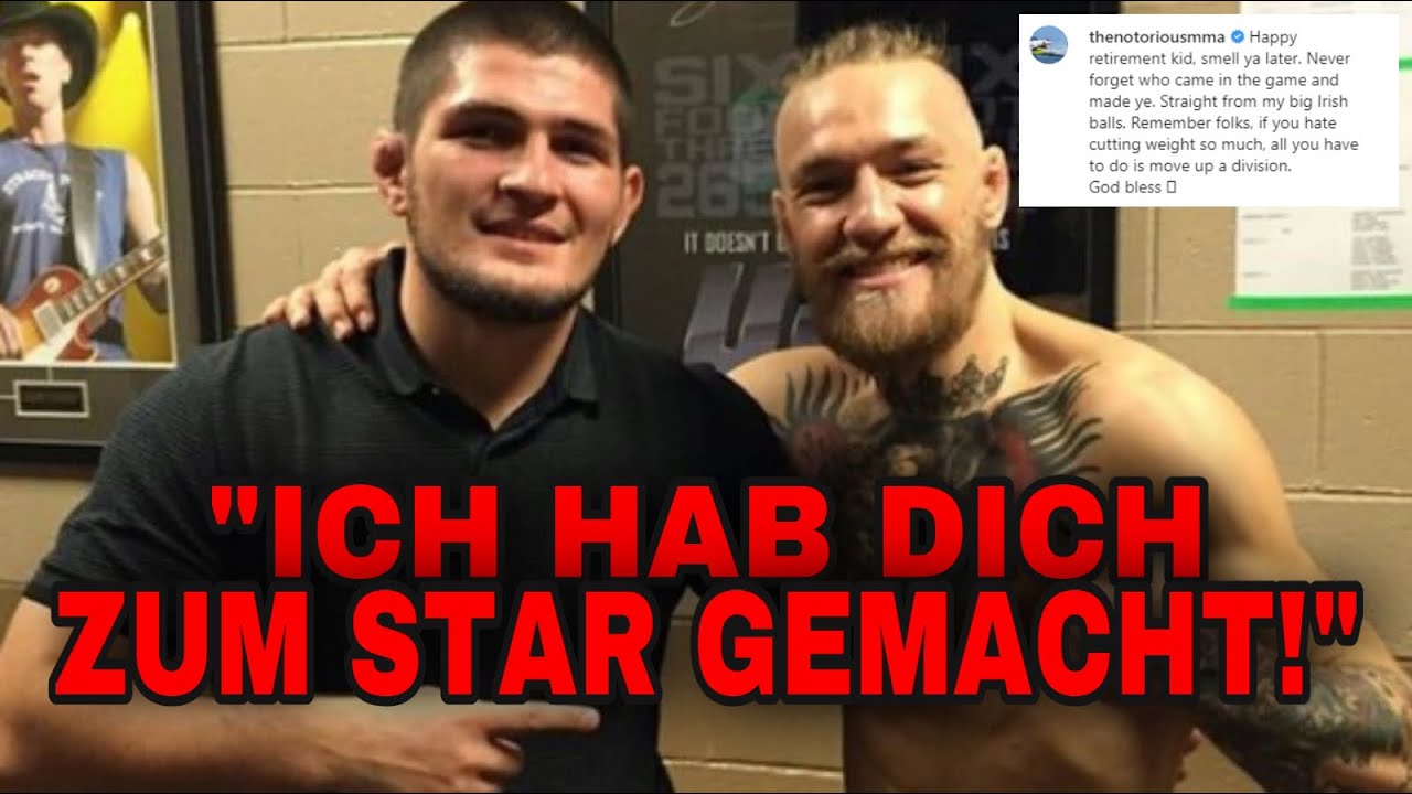 Conor McGregor REAGIERT auf KHABIBS UFC ENDE!