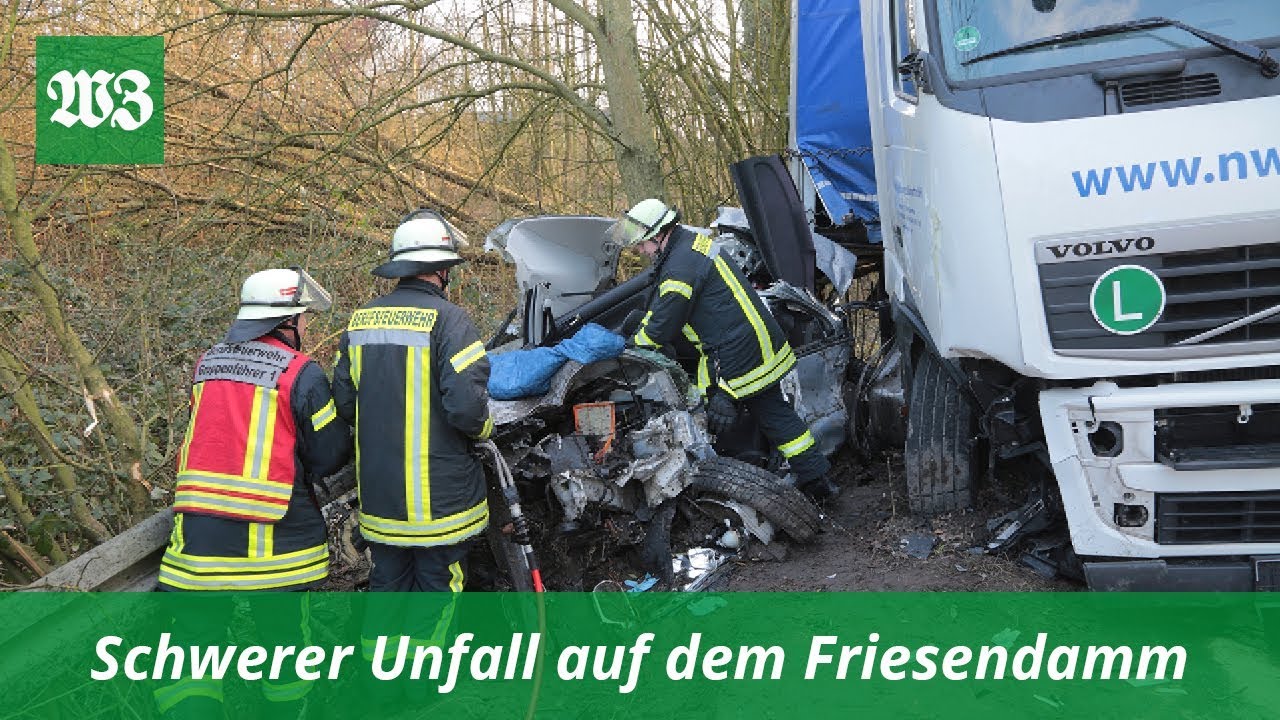 Schwerer Unfall auf dem Friesendamm | Wilhelmshavener Zeitung