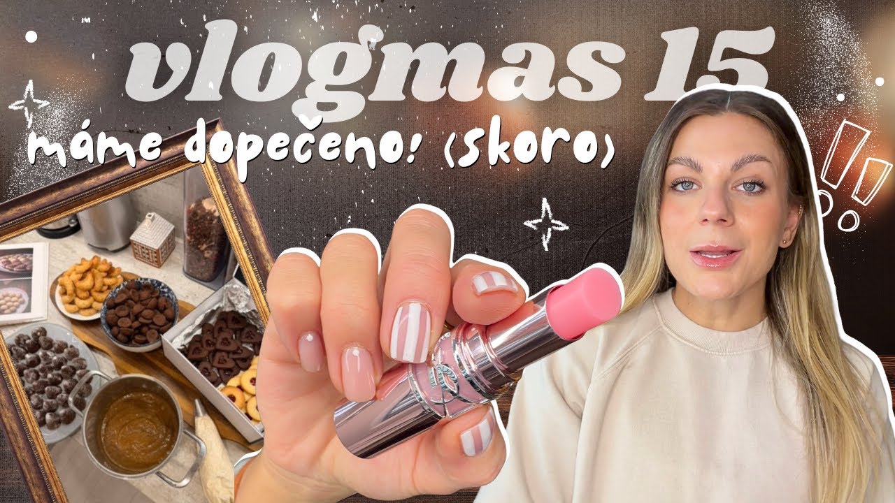 15 . Vlogmas: pečení s dětmi,  (už máme skoro hotovo! ♥️🎅🏼) robotický vysavač? Děkuji nechci.