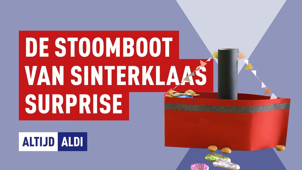 Zo maak je een surprise van de stoomboot van Sinterklaas | Altijd ALDI