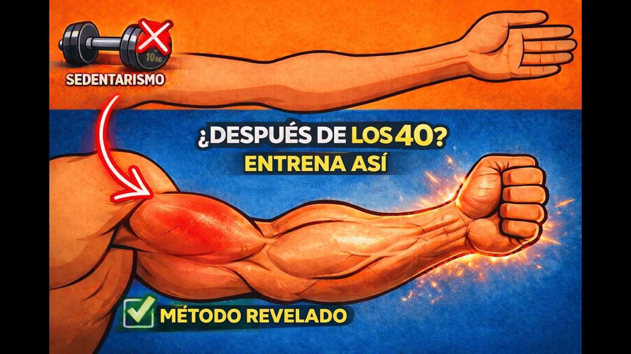 Descubre los 5 ejercicios comprobados para construir un bíceps fuerte y definido después de los 40.