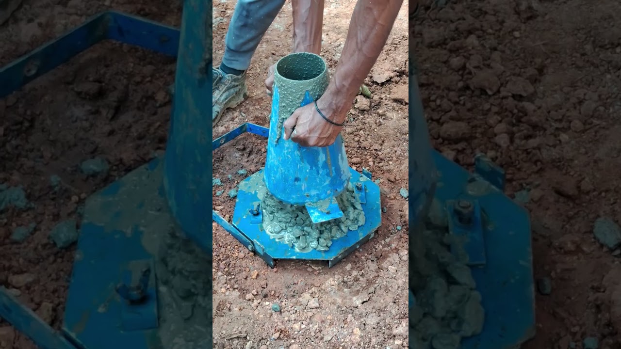Slump test for RMC at site #civilengineerwork07 #slumptest #rmc #qc
