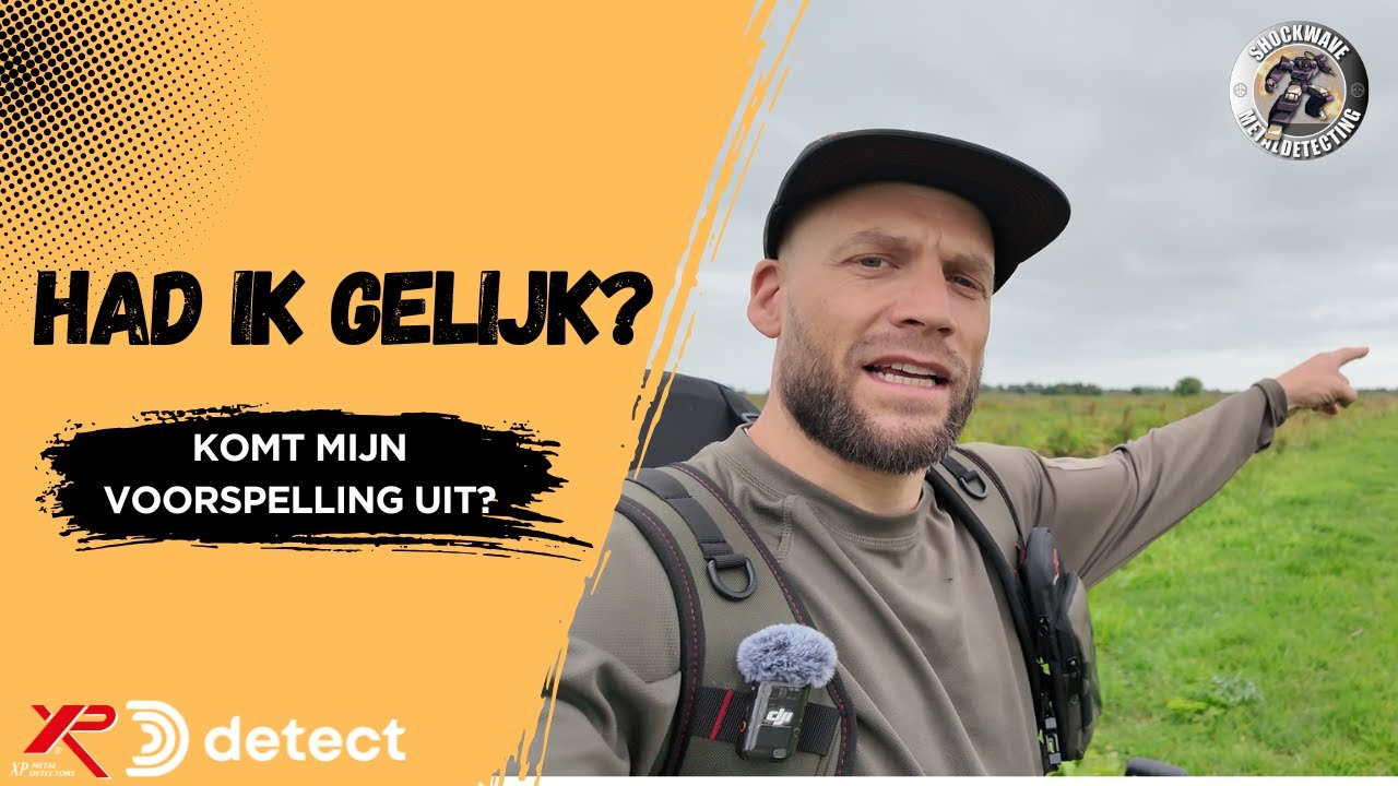Komt mijn voorspelling uit tijdens het zoeken met de METAALDETECTOR? #metaldetecting