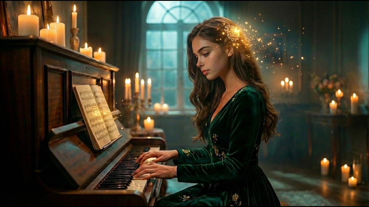 lullaby | Beautiful music | Relaxing Music | Cinematic Piano | AI Art |