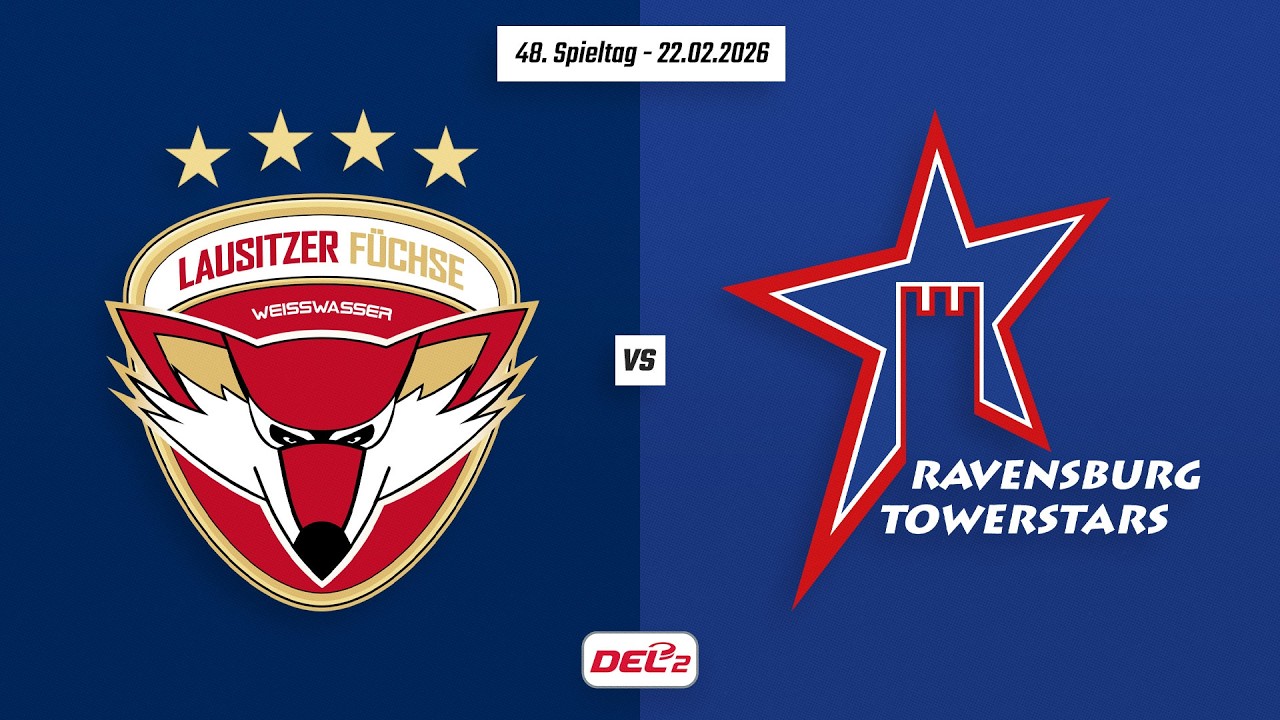 48. Spieltag DEL2 | Lausitzer Füchse vs. Ravensburg Towerstars | Game Highlights