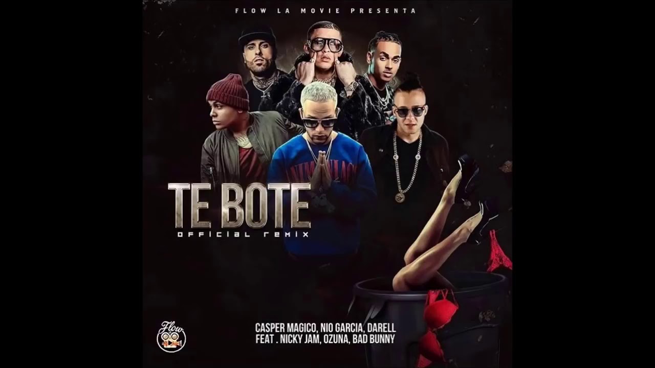 Te Bote Remix Official Instrumental   Casper, Nio Garc&iacute;a, Darell, Nicky Jam, Bad Bunny, Ozuna