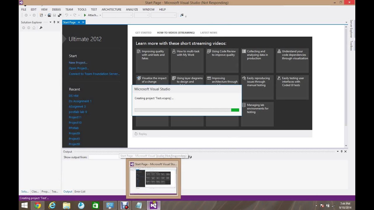 How to Use Microsoft Visual Studio 2012 Beginners guide