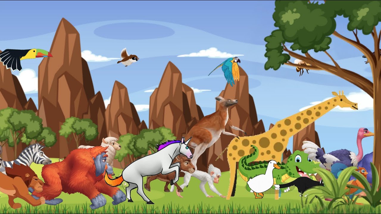 Animal Sounds Song 🐾 Animals’ New Year Space Planets Adventure Song | Nursery Rhymes for Toddlers 🎶