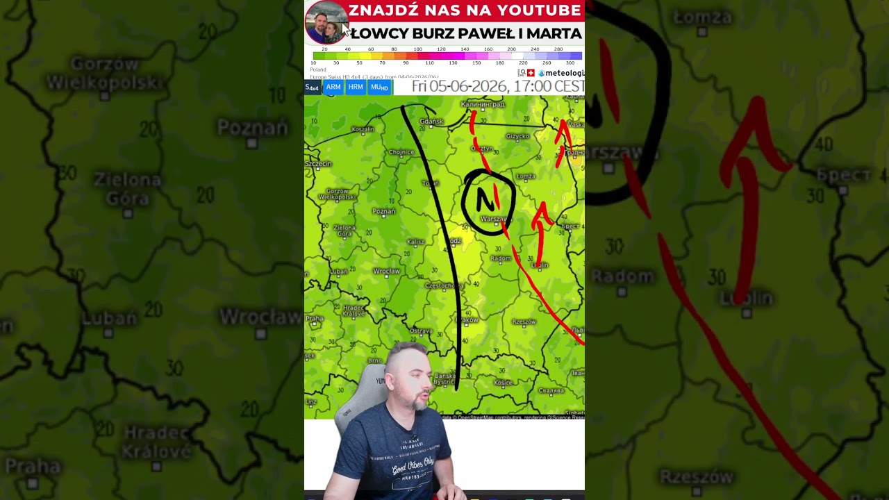 Weather for Friday and the night #weather #poland #short #forecast