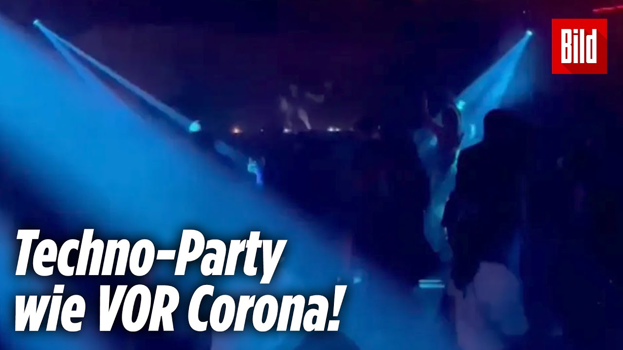 Leipzig: Erste Techno-Party ohne Masken und Abstand