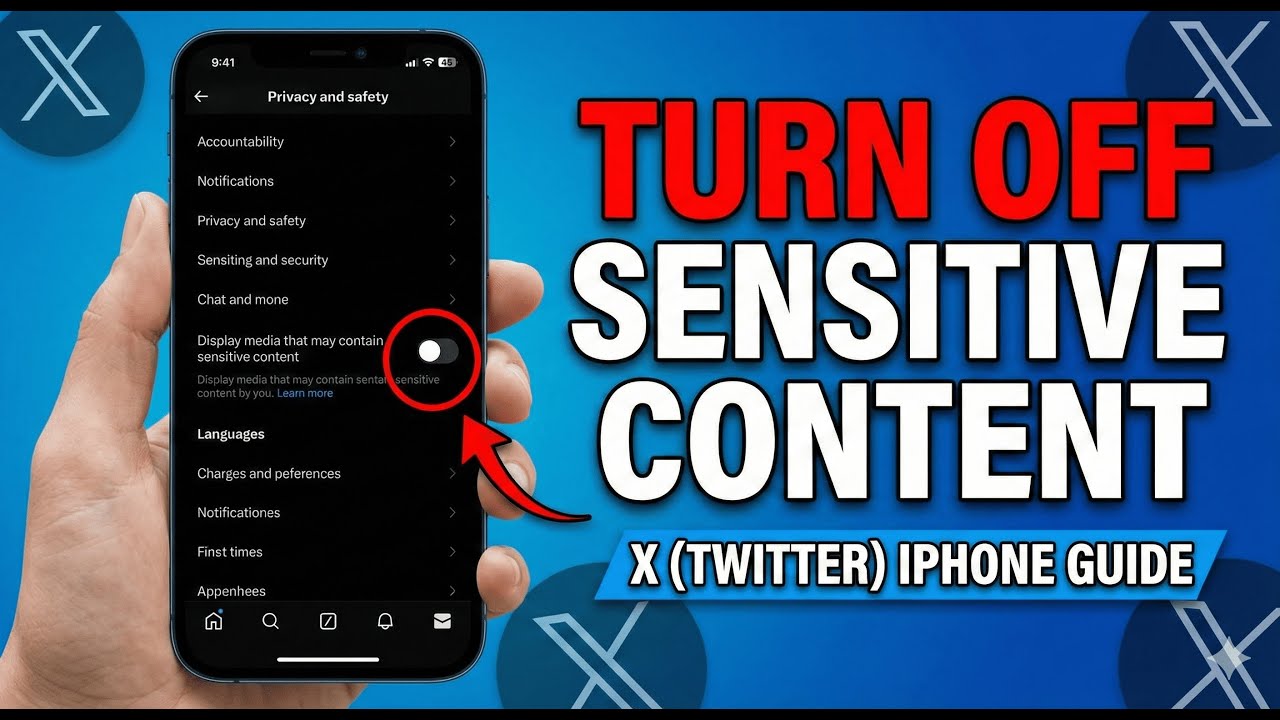 How to Turn Off Sensitive Content on Twitter / X iPhone (Quick & Simple)
