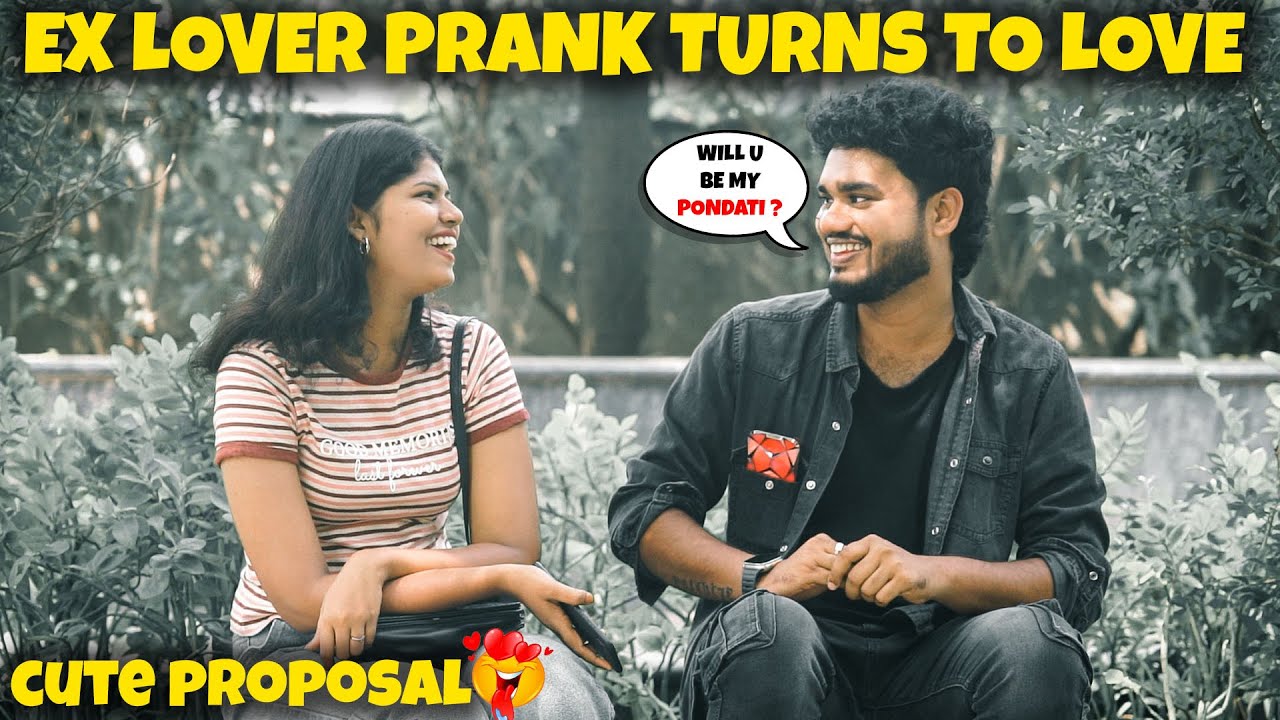 Ex-Lover Prank On Cute Girl🥰Cute Proposal💕@Nellai360