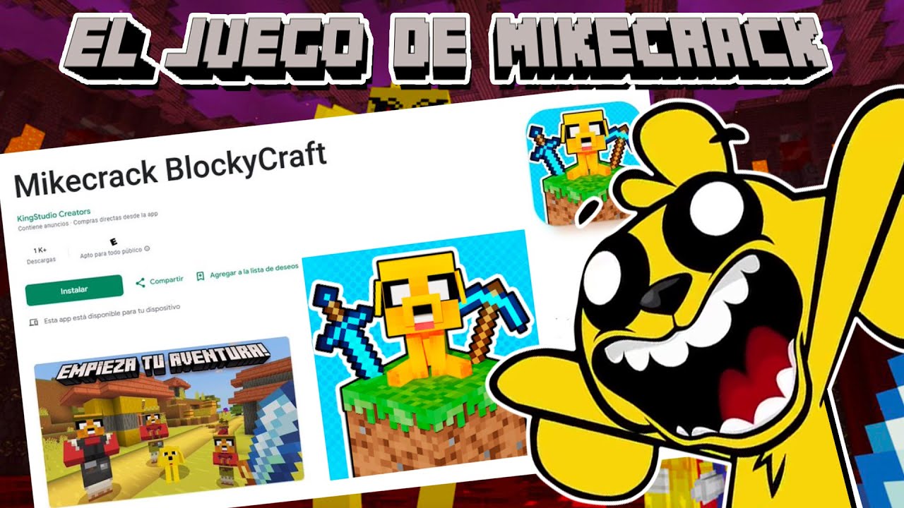 💥POR FIN SALIO el NUEVO JUEGO DE MIKECRACK 🥳 #mikecrackblockycraft
