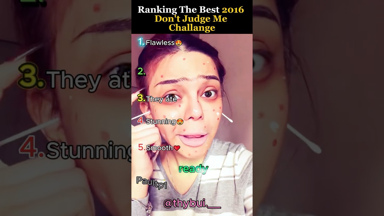 Рейтинг лучших участников челленджа «Не суди меня» 2016 года 🔥