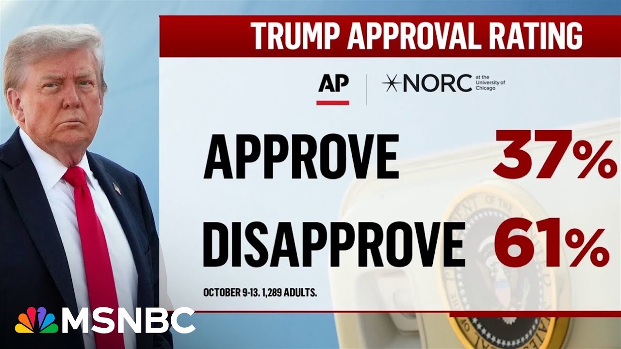 Poll: Donald Trump approval rating hits new low for second term&nbsp;
