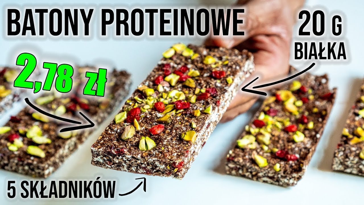 BATONY PROTEINOWE - taniej i lepiej niż w sklepie
