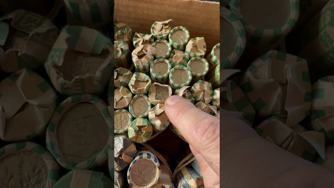 Old Customer Coin Rolls with a Silver End Coin!