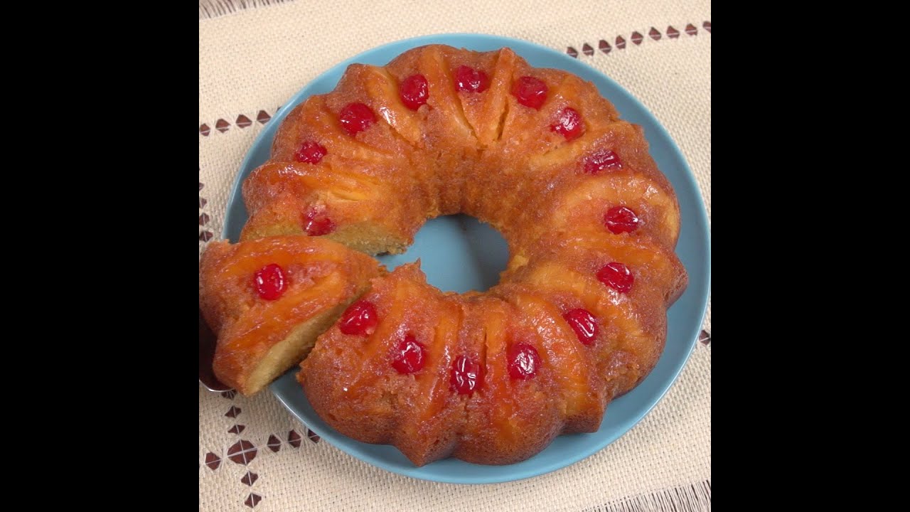 Pineapple Upside Down Bundt Cake
