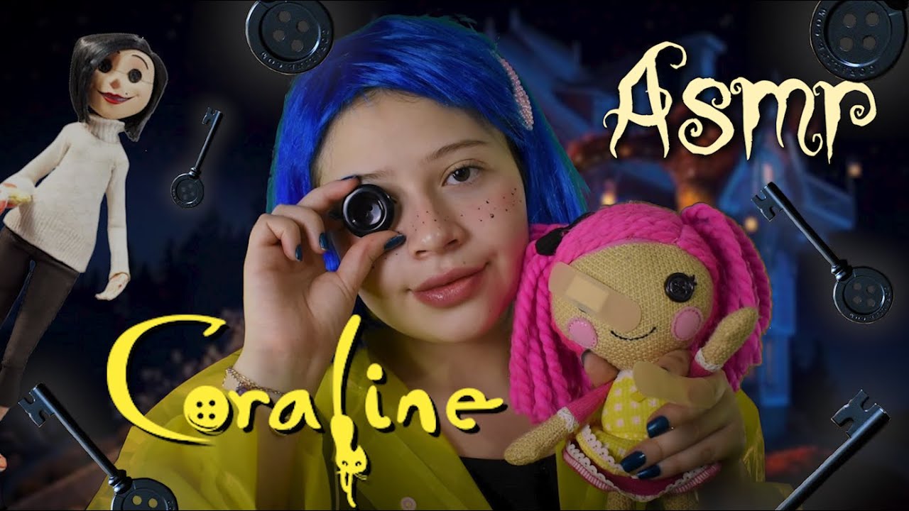 ASMR en ESPAÑOL 🧵 R0LEPLAY CORALINE te CUIDA 🗝️💆🏻‍♀️ATENCION PERSONAL para DORMIR ✨ Vivalen ASMR