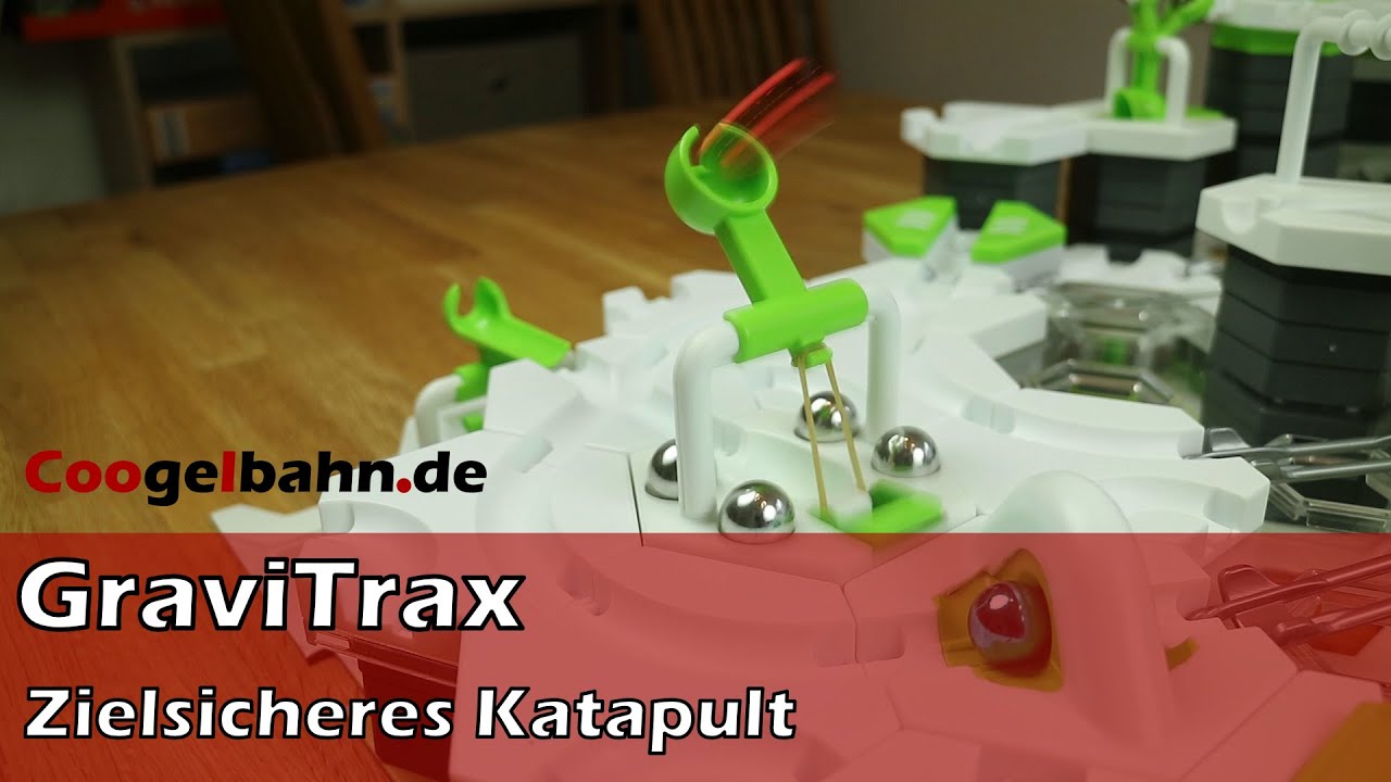 GraviTrax: Kompakte und schnelle Bahn 🔥 Mit zielsicherem Katapult 🎥 coogelbahn.de