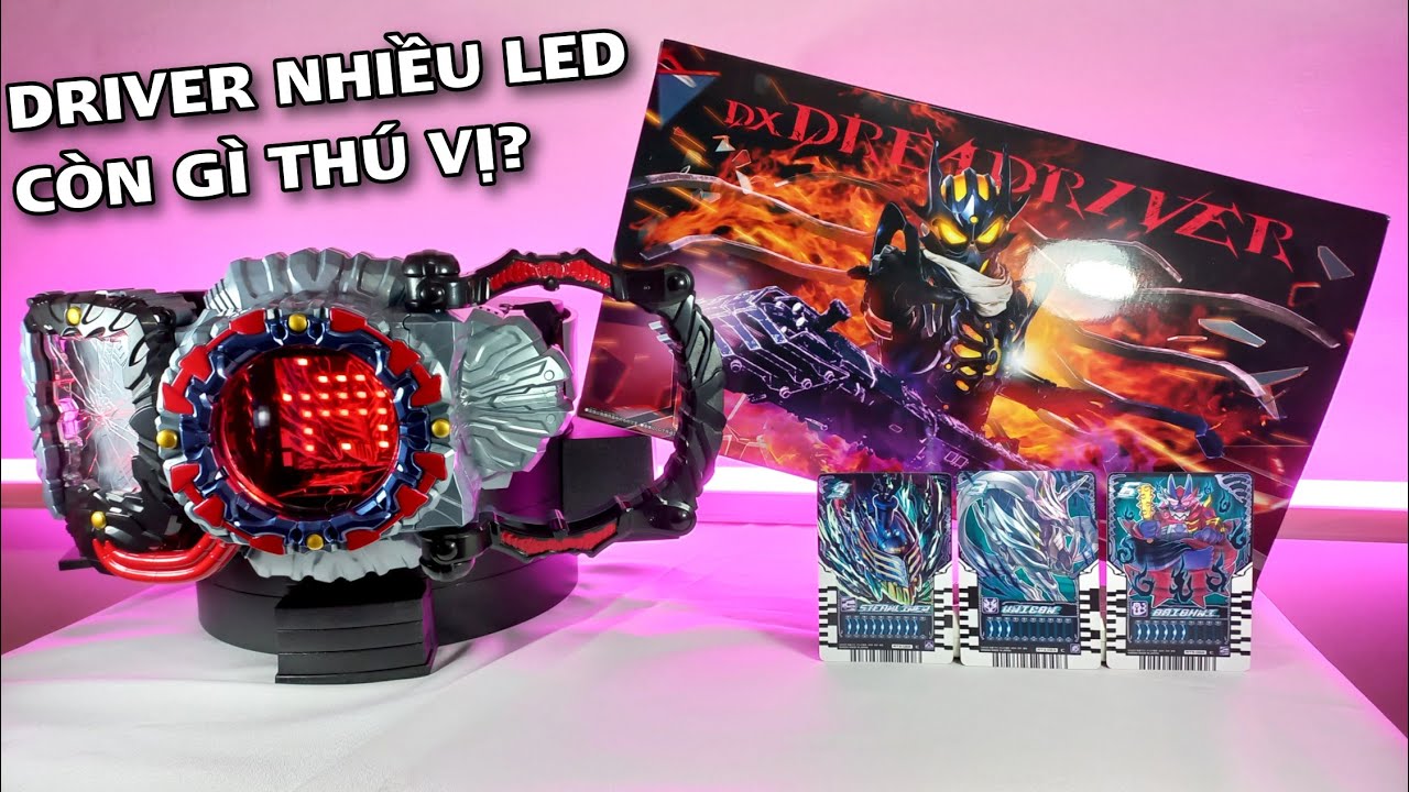 Review Dx Dreadriver: Driver Nhiều Led Hết Thời Chưa? Kamen Rider Dread Driver ft. Gotchard