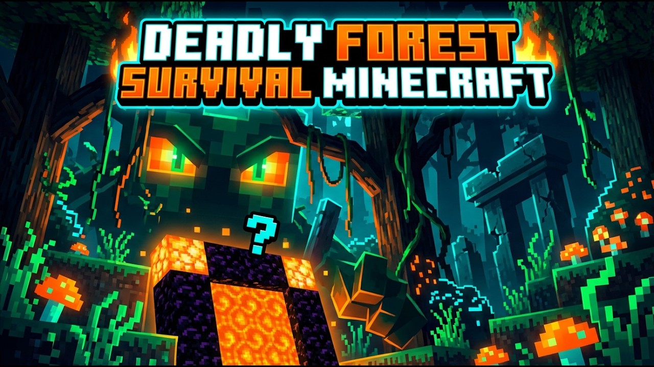 Deadly Forest Survival in Minecraft