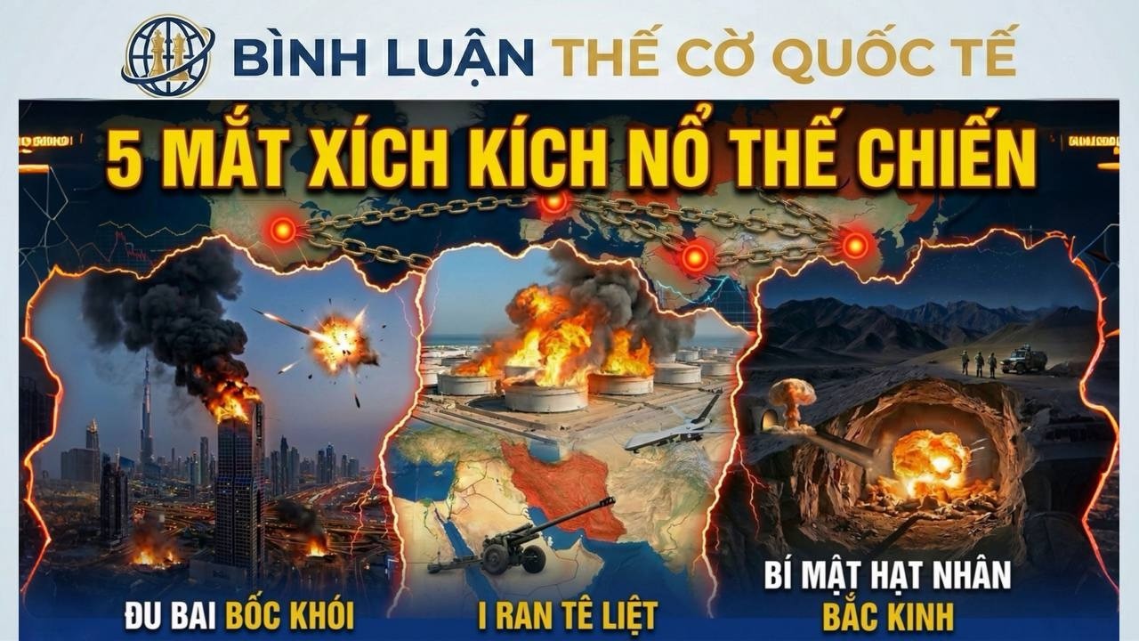 5 Mắt Xích Kích Nổ Thế Chiến: Đu Bai Bốc Khói, I Ran Tê Liệt & Bí Mật Hạt Nhân Bắc Kinh