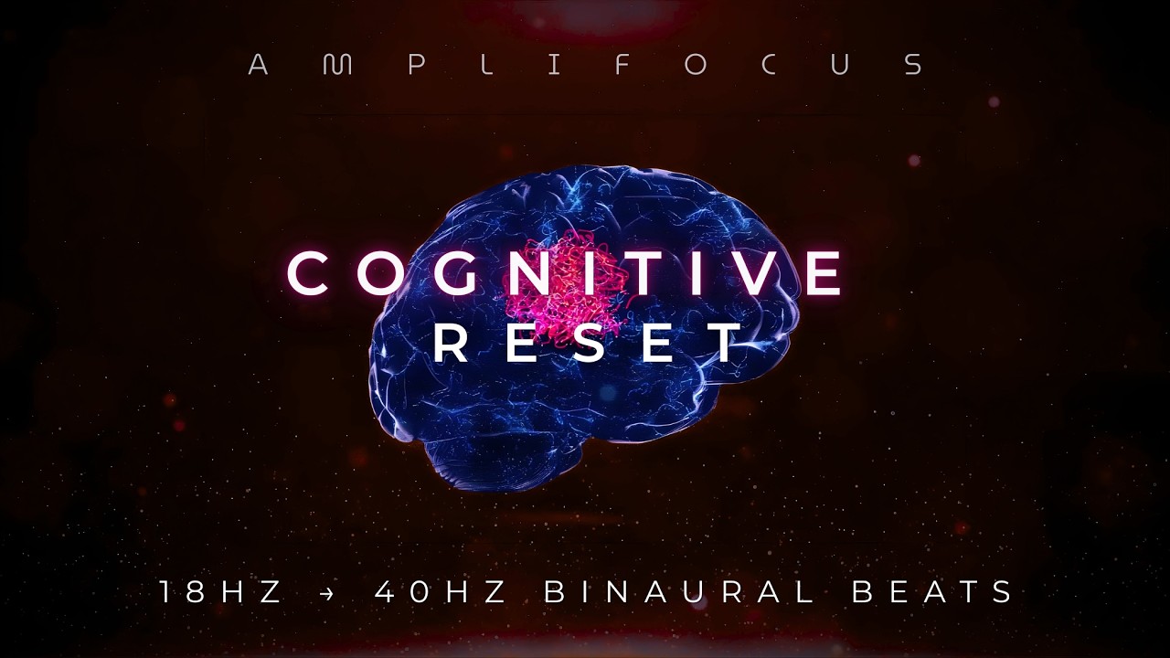 Deep Focus Music | 18Hz → 40Hz Binaural Beats for Study