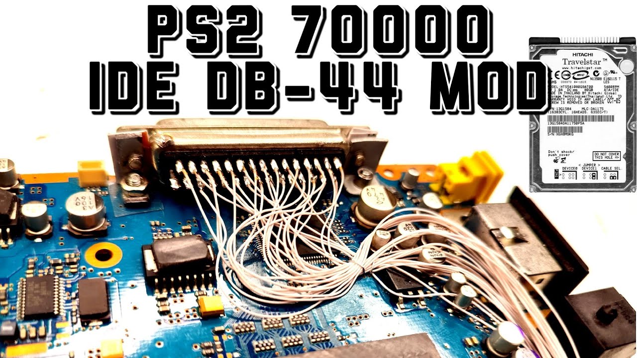 PS2 Slim Ide HDD db-44 mod