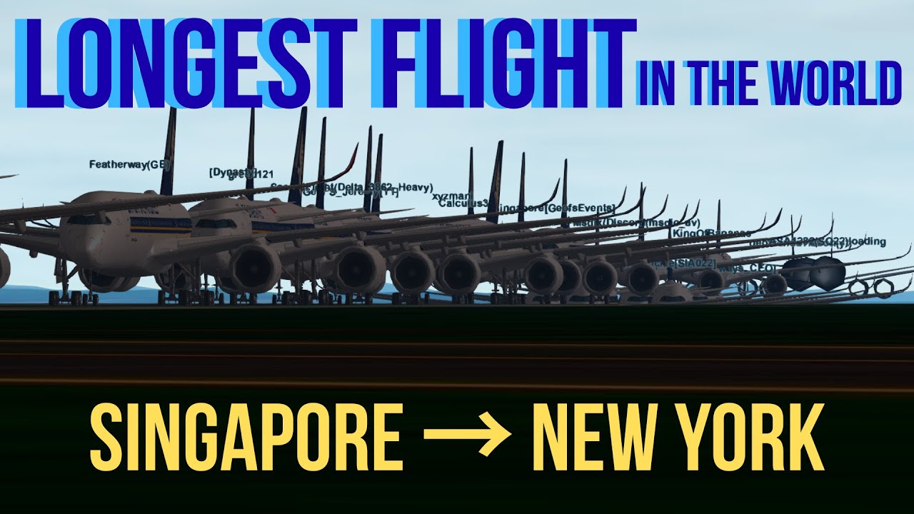 Singapore to New York | GeoFS and Aviation