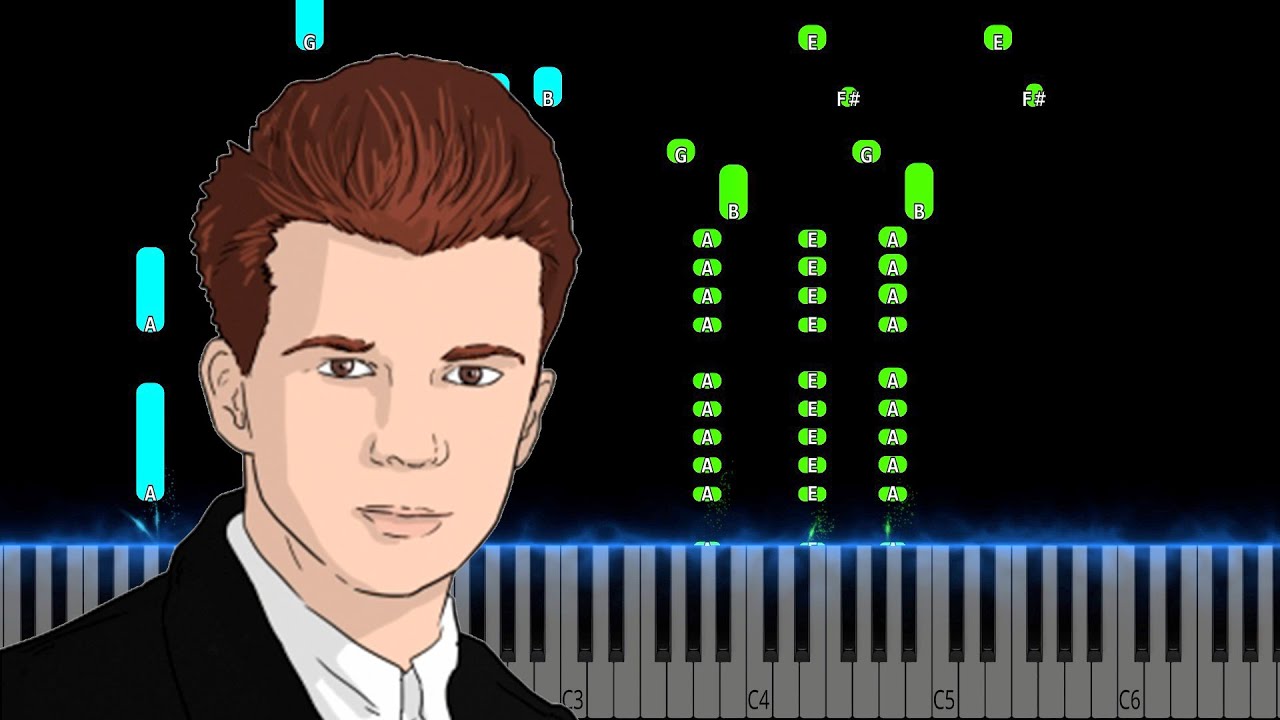 Rick Astley - Together Forever Piano Tutorial