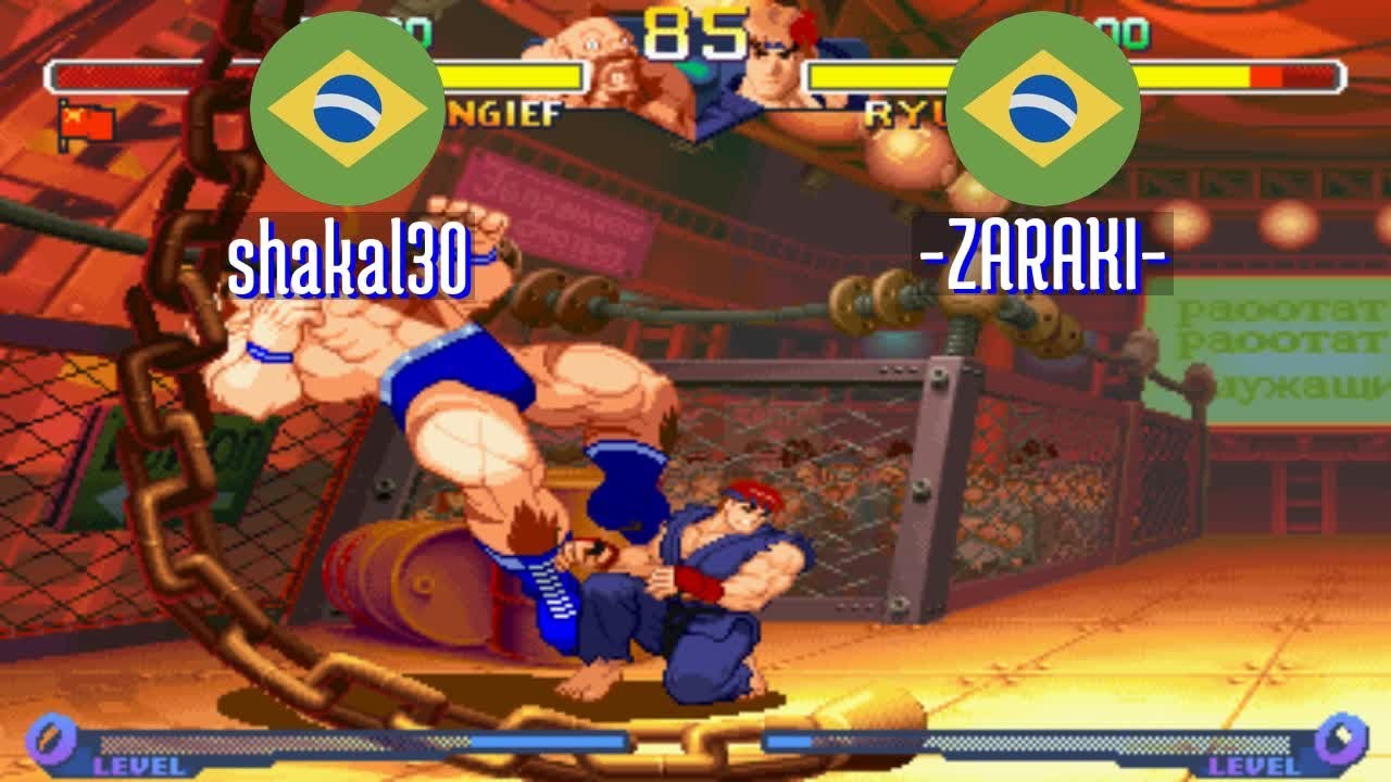 FT5 @sfa2u: shakal30 (BR) vs -ZARAKI- (BR) [Street Fighter Alpha 2 sfa2 Fightcade] Apr 23