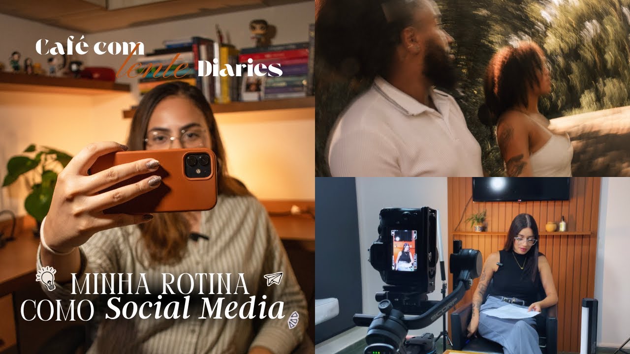 Café com lente diaries | rotina de social media, captação de conteúdo e pré-wedding