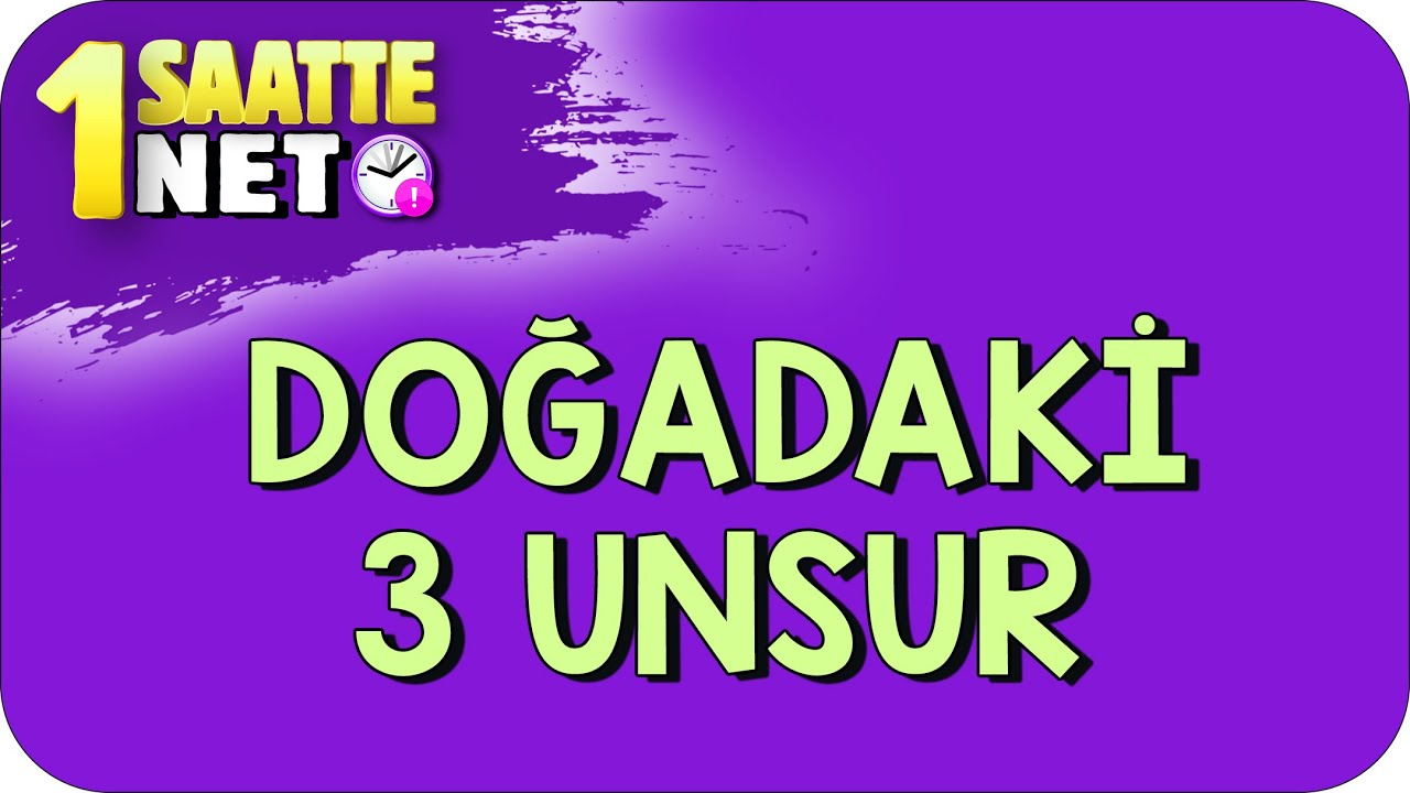 TYT Coğrafya Doğadaki Üç Unsur ( Su, Toprak, Bitki) Konu Anlatım #kamp2023